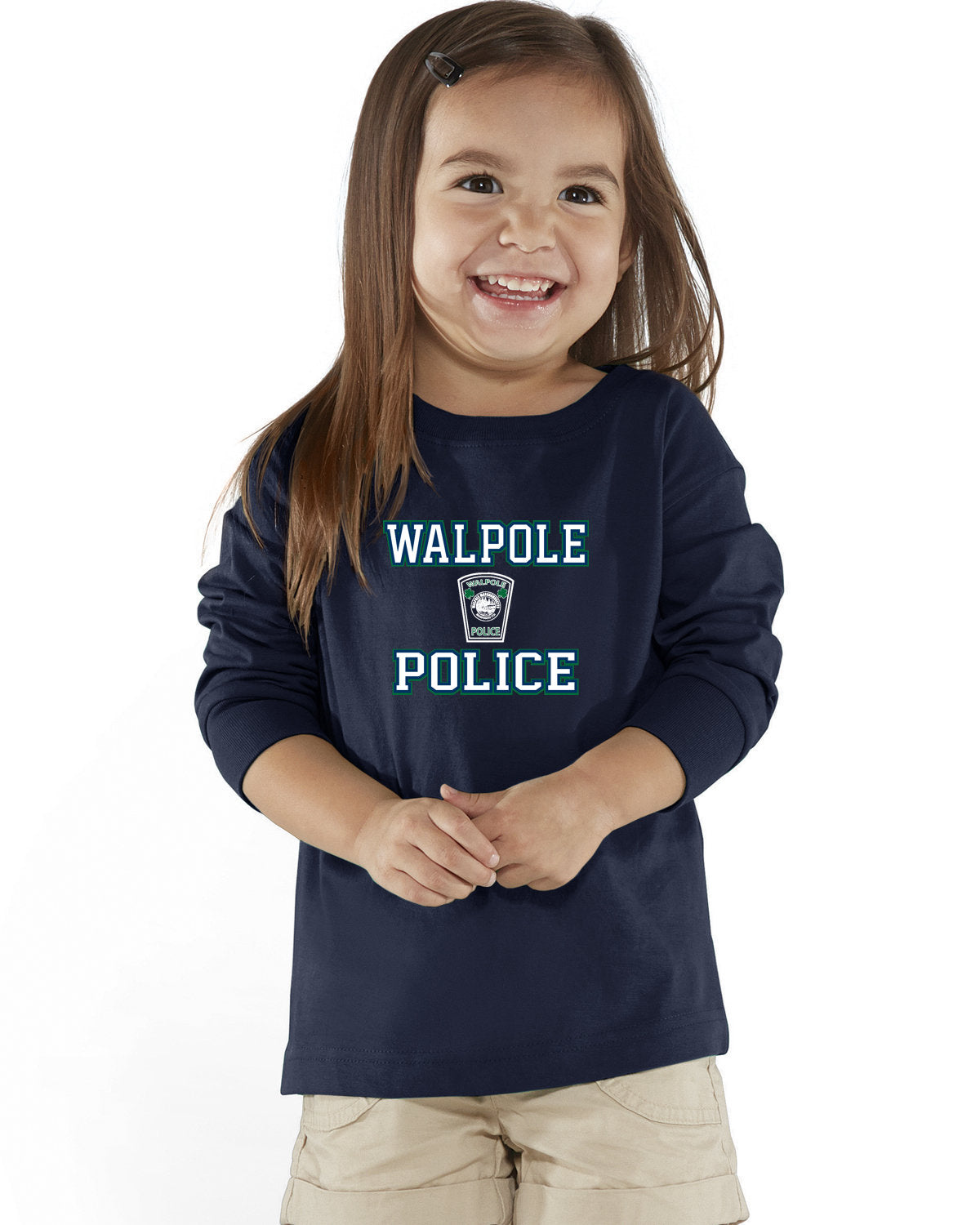 Walpole PD St. Patrick's Day 2024- Rabbit Skins Toddler Long-Sleeve Fine Jersey T-Shirt - RS3302