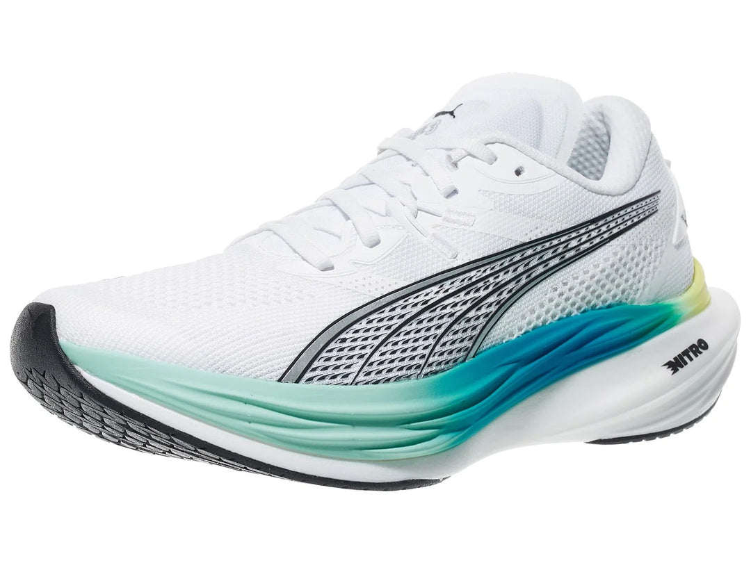 Mens Deviate Nitro 3 - PUMA WHITE-MINT MELT