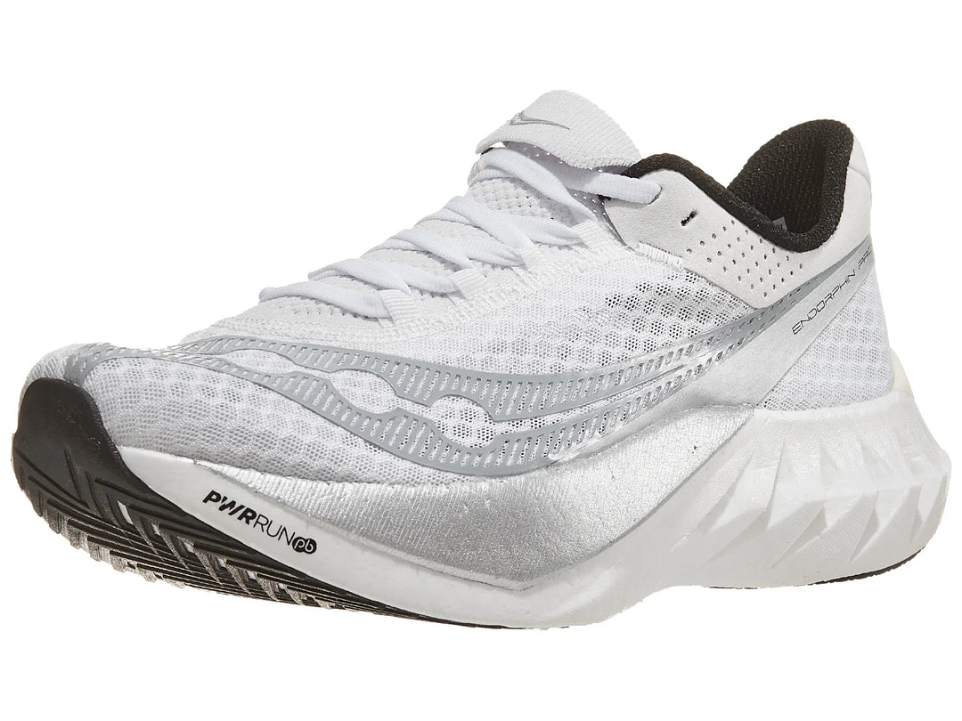 Saucony Endorphin Pro 4 para hombre - Blanco Plata