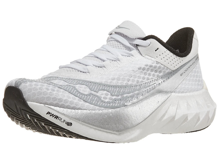 Saucony Endorphin Pro 4 para hombre - Blanco Plata