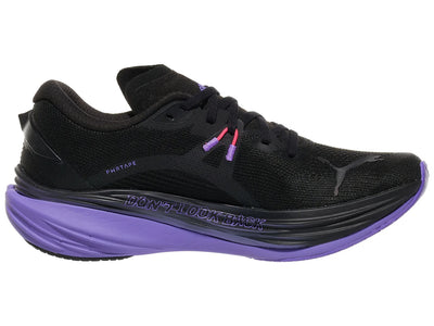 Mens Deviate Nitro 3 - PUMA BLACK-DARK AMETHYST