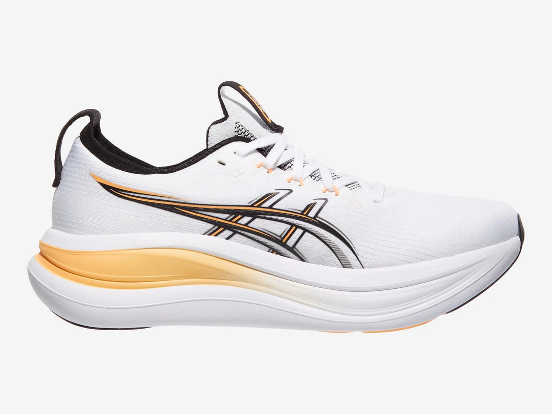ASICS Men's GEL-NIMBUS 28 - White/ Stadium Orange