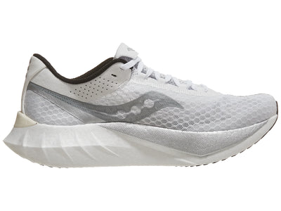 Saucony Endorphin Pro 4 para hombre - Blanco Plata