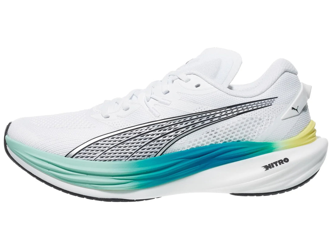 Mens Deviate Nitro 3 - PUMA WHITE-MINT MELT