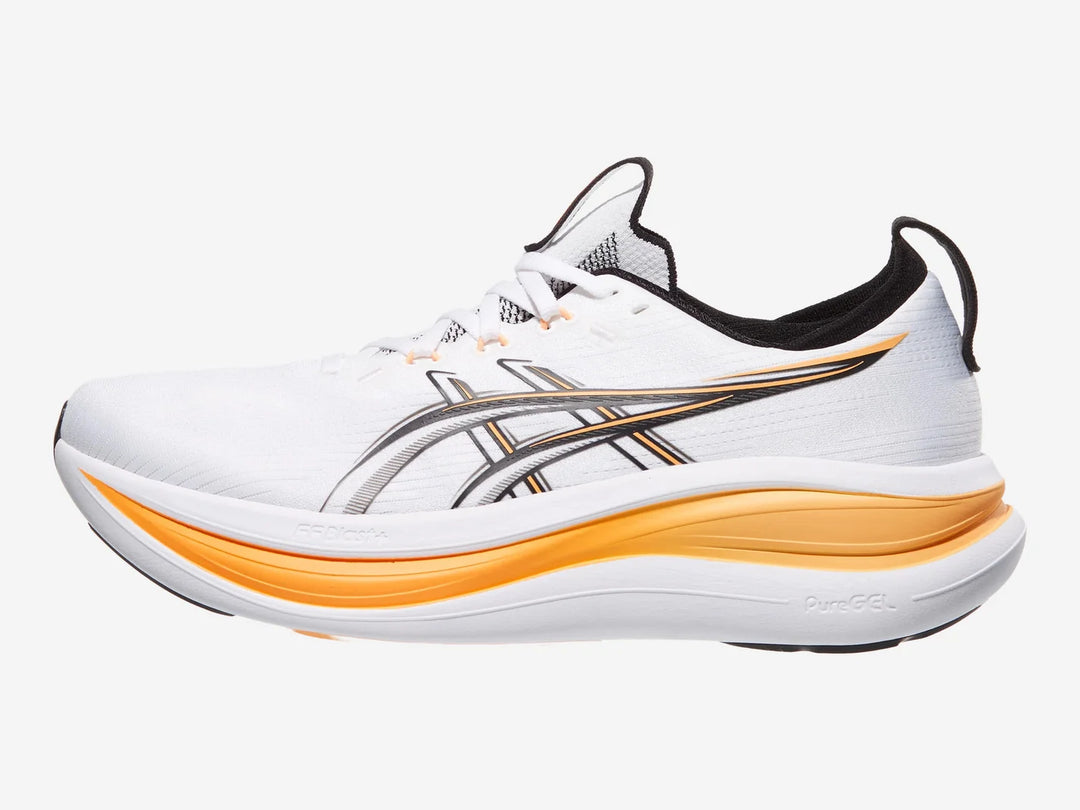 ASICS Men's GEL-NIMBUS 28 - White/ Stadium Orange