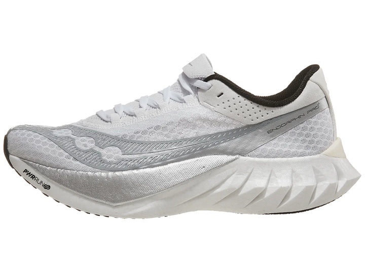 Saucony Endorphin Pro 4 para hombre - Blanco Plata