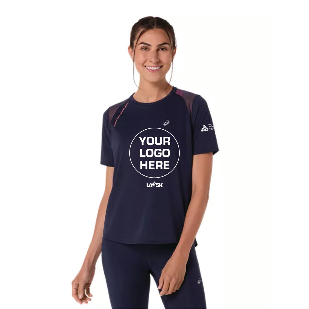 2027 ASICS LA Marathon Charities - ASICS Women's Road SS Top Midnight (2012D371)