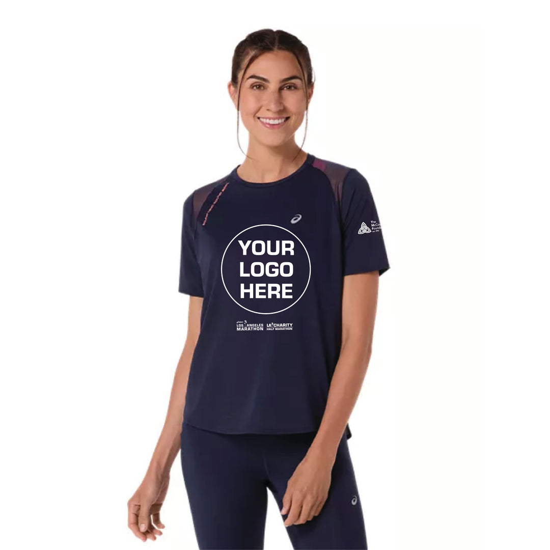 2027 ASICS LA Marathon Charities - ASICS Women's Road SS Top Midnight (2012D371)