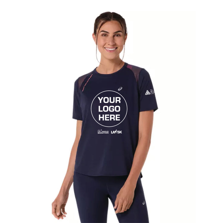 2027 ASICS LA Marathon Charities - ASICS Women's Road SS Top Midnight (2012D371)