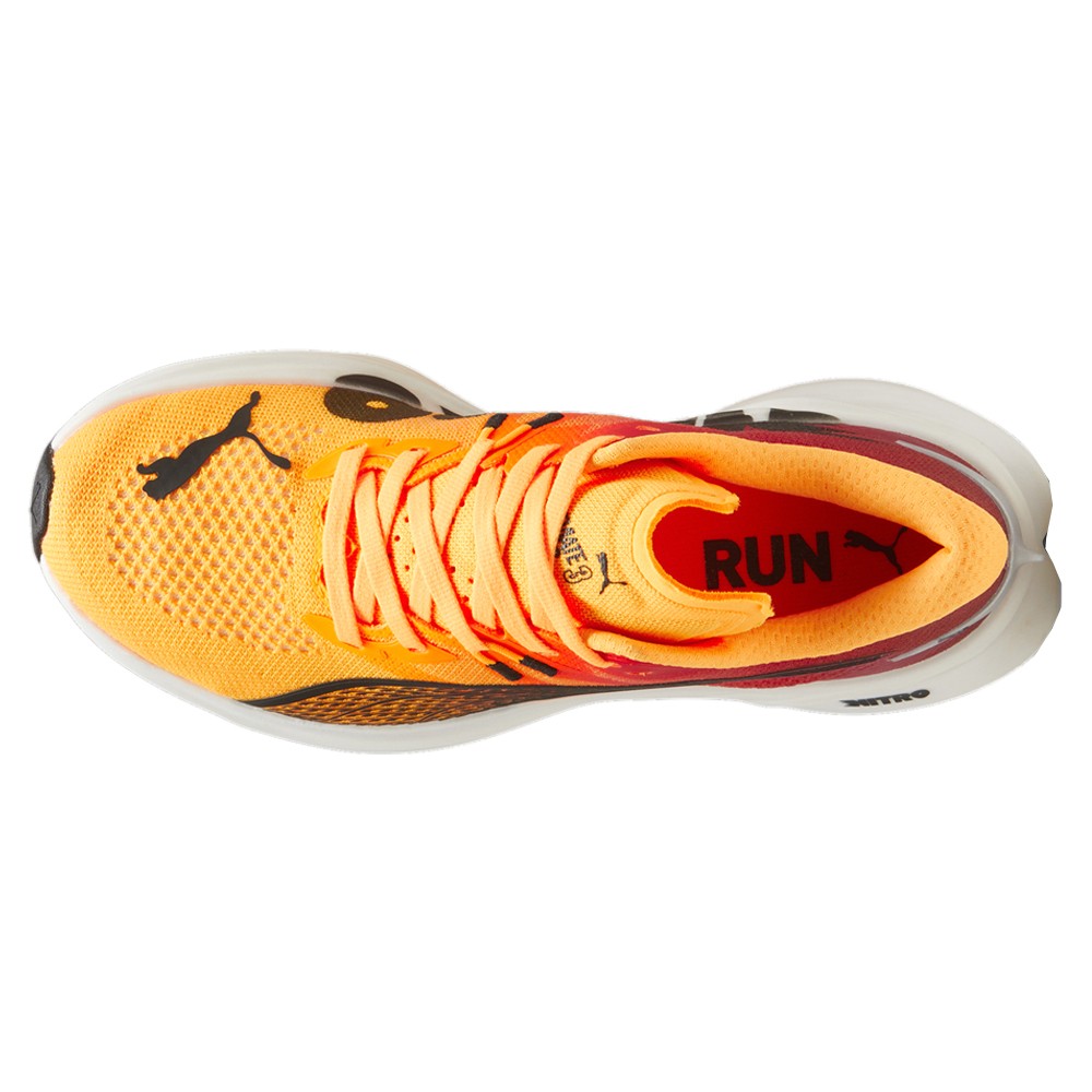 PUMA Womens Deviate Nitro 3 - SUN STREAM-SUNSET GLOW-PUMA WHITE