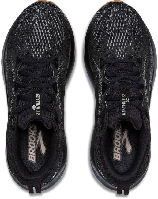 Brooks Glycerin 22 para hombre - Negro/Gris imprimación/Galleta