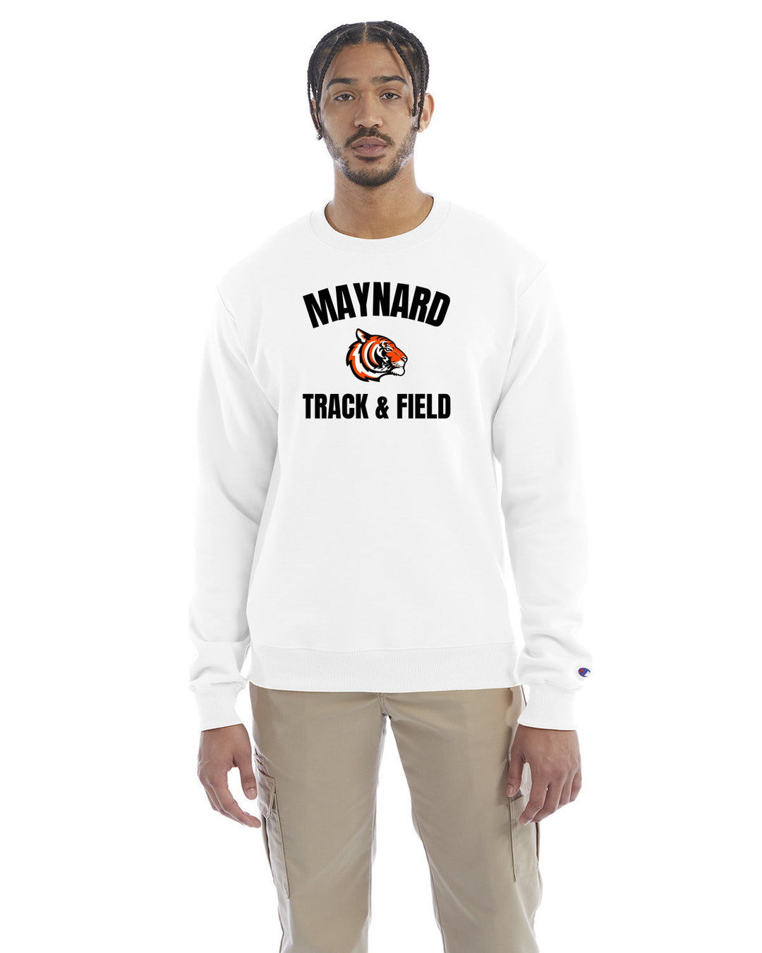 Sudadera con cuello redondo Champion de Maynard Track and Field (S600)