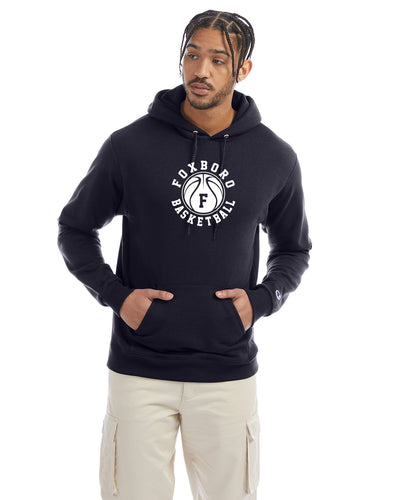 Sudadera con capucha y cremallera Powerblend® para adultos, campeón de baloncesto juvenil de Foxboro (S700)