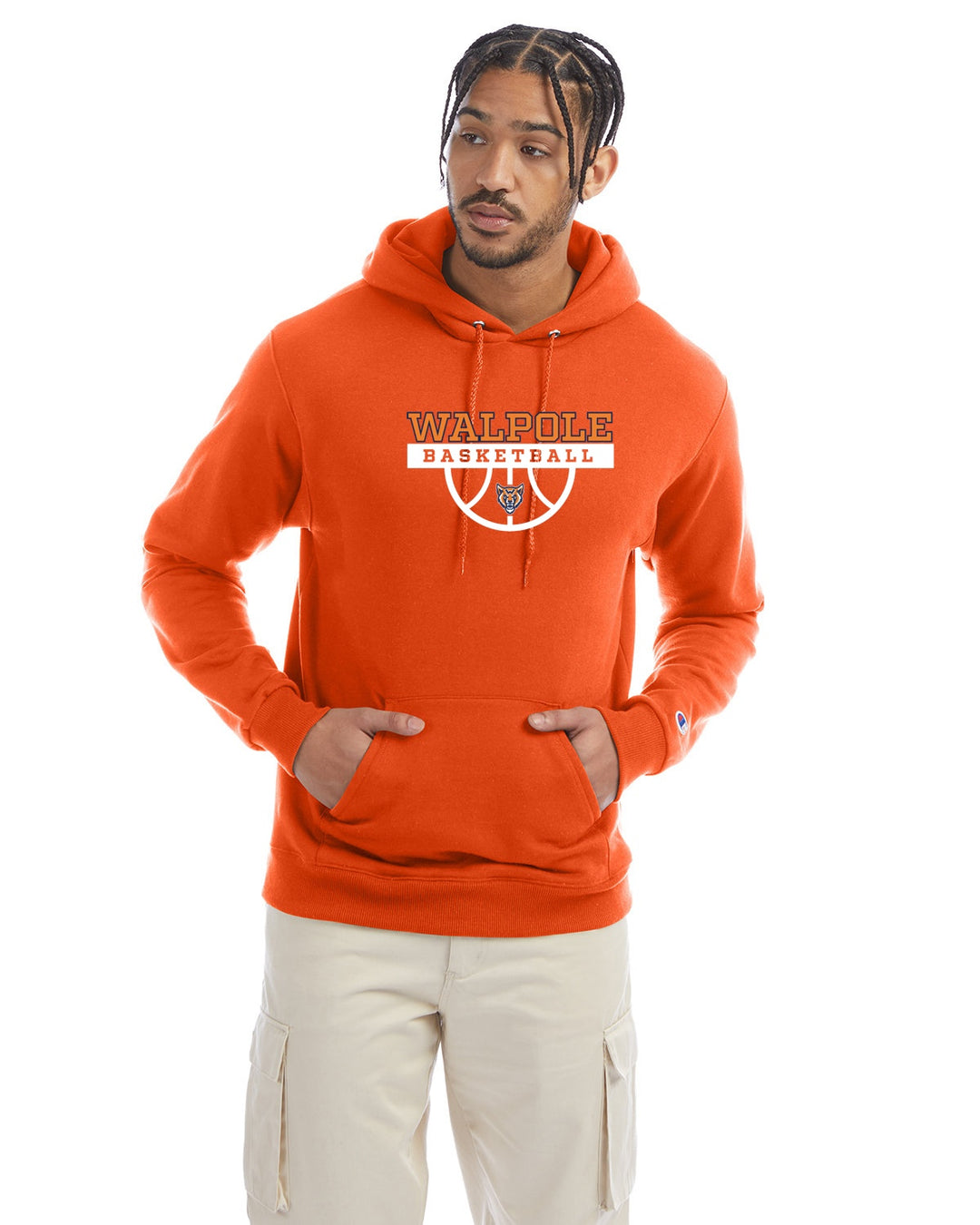 Walpole Youth Basketball - Champion Adult Unisex Powerblend® Pullover Hooded Sweatshirt (S700)