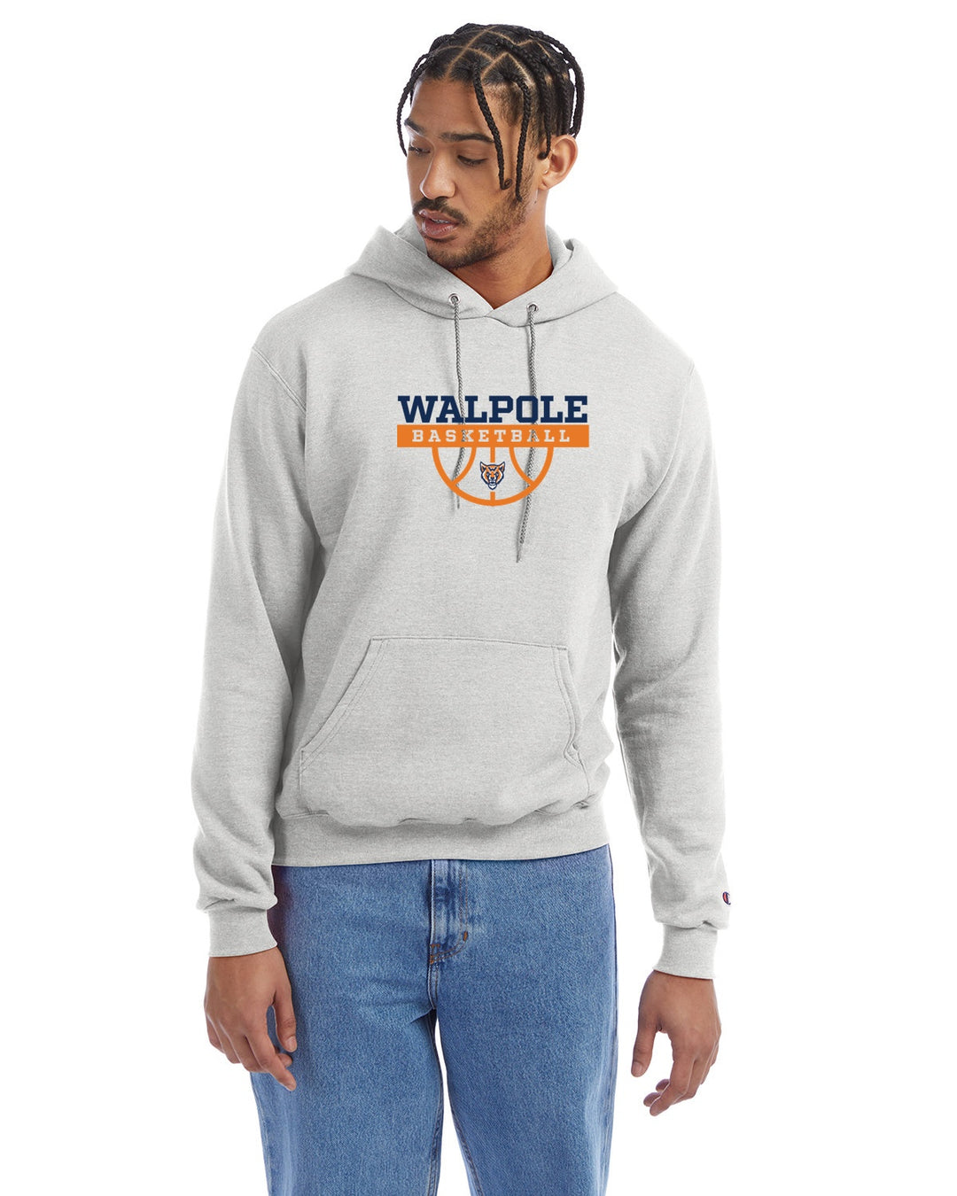 Walpole Youth Basketball - Champion Adult Unisex Powerblend® Pullover Hooded Sweatshirt (S700)