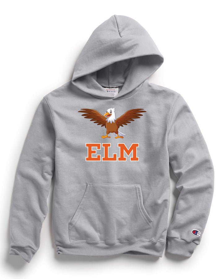 Elm Street School- Champion Youth Powerblend® Pullover Hooded Sweatshirt (S790)