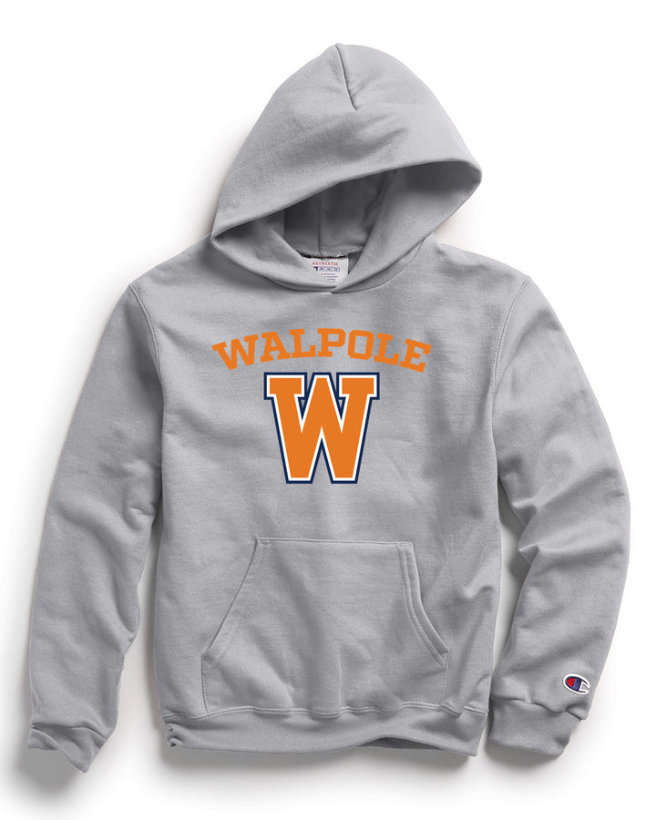 Sudadera con capucha y cuello redondo Champion Youth Powerblend® de Elm Street School (S790)