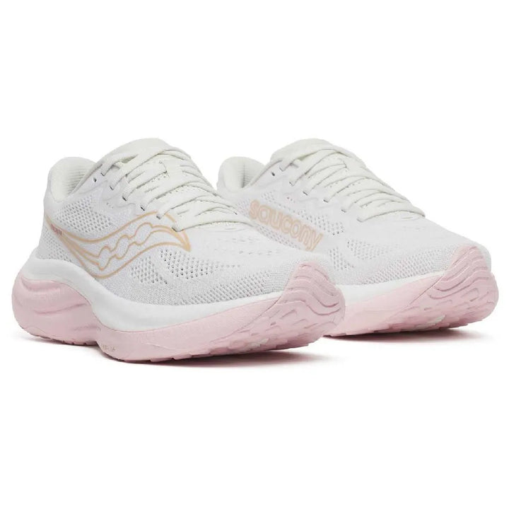 Saucony Ride 19 para mujer - Seda blanca