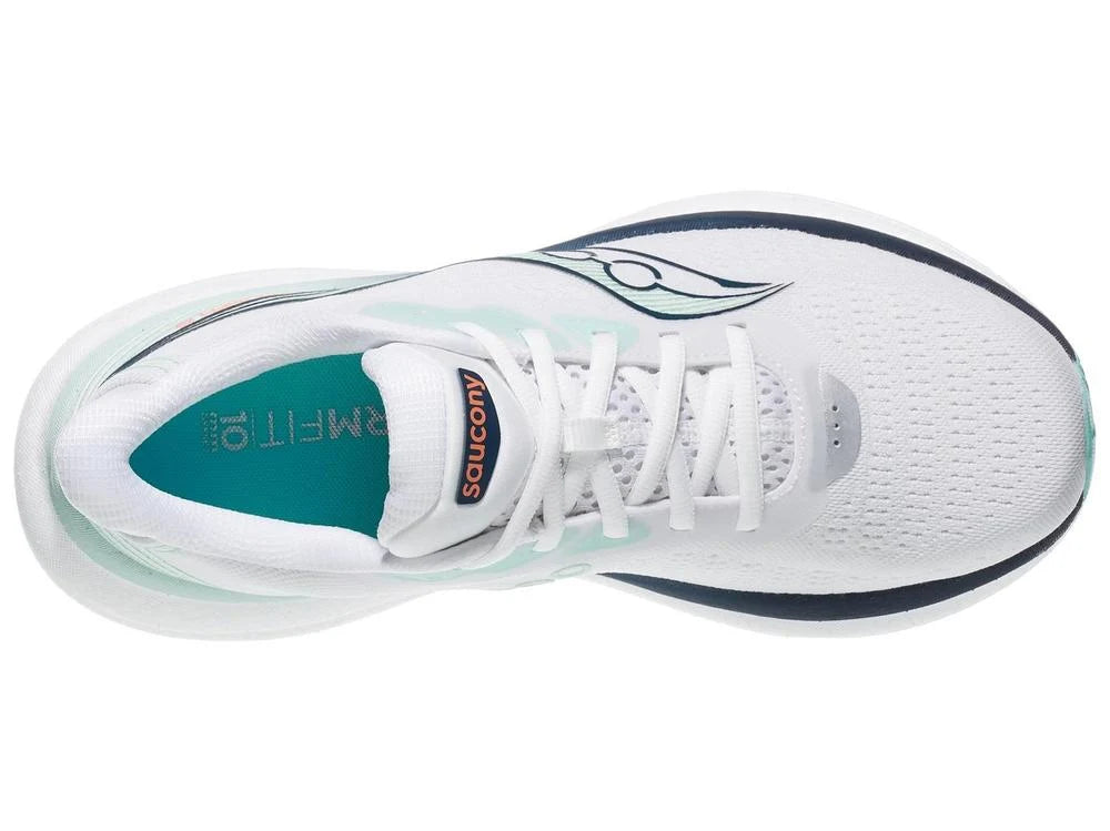 Women's Saucony Triumph 23 - White/ Navy