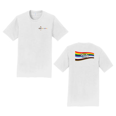 Camiseta unisex para adultos blanca "Be Inclusive" (PC450)