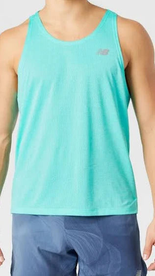 Camiseta deportiva sin mangas New Balance - Cyber ​​Jade - HOMBRE (MT41250 CYJ)