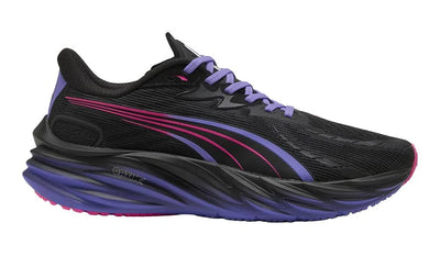 PUMA Womens Velocity Nitro 4 - PUMA BLACK-DARK AMETHYST