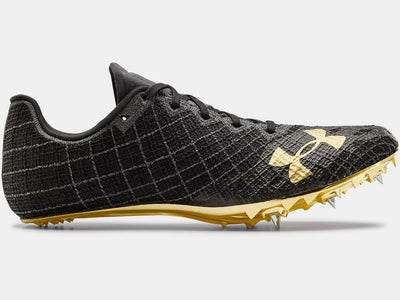 Zapatillas de atletismo con clavos unisex Under Armour Sprint Pro 3 - Negro/gris azabache (3022516-003) 