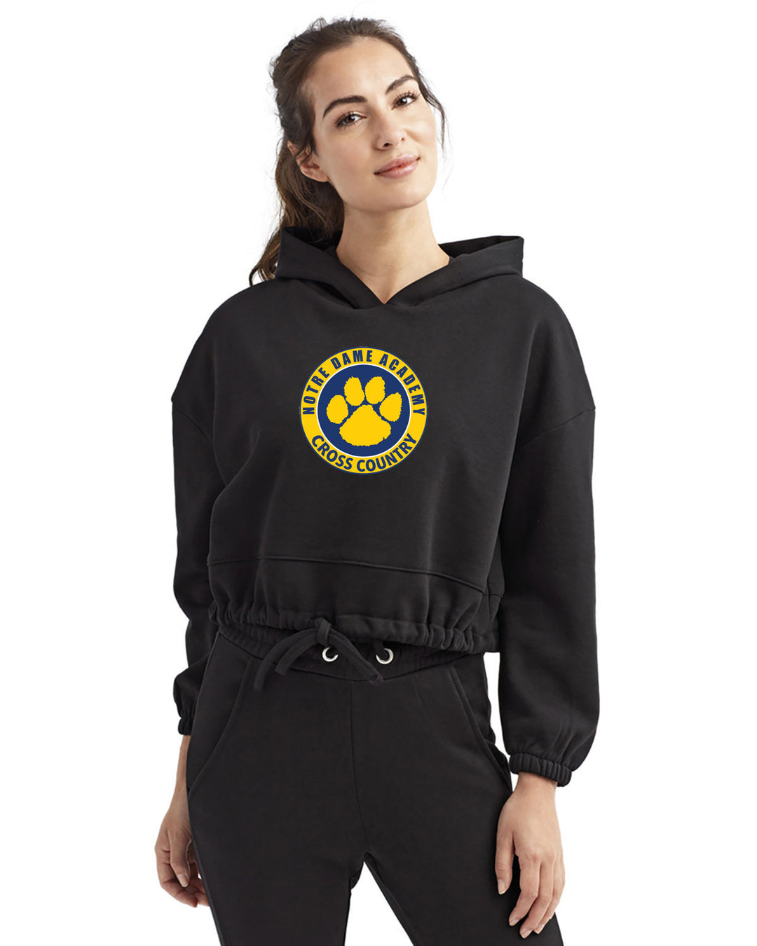 Sudadera con capucha recortada NDA Cross Country para mujer Maria (TD085) 