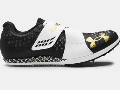 Under Armour Unisex HOVR Skyline Triple Jump Track Spike- Jet Grey/White/Metallic Victory (3021864-101)