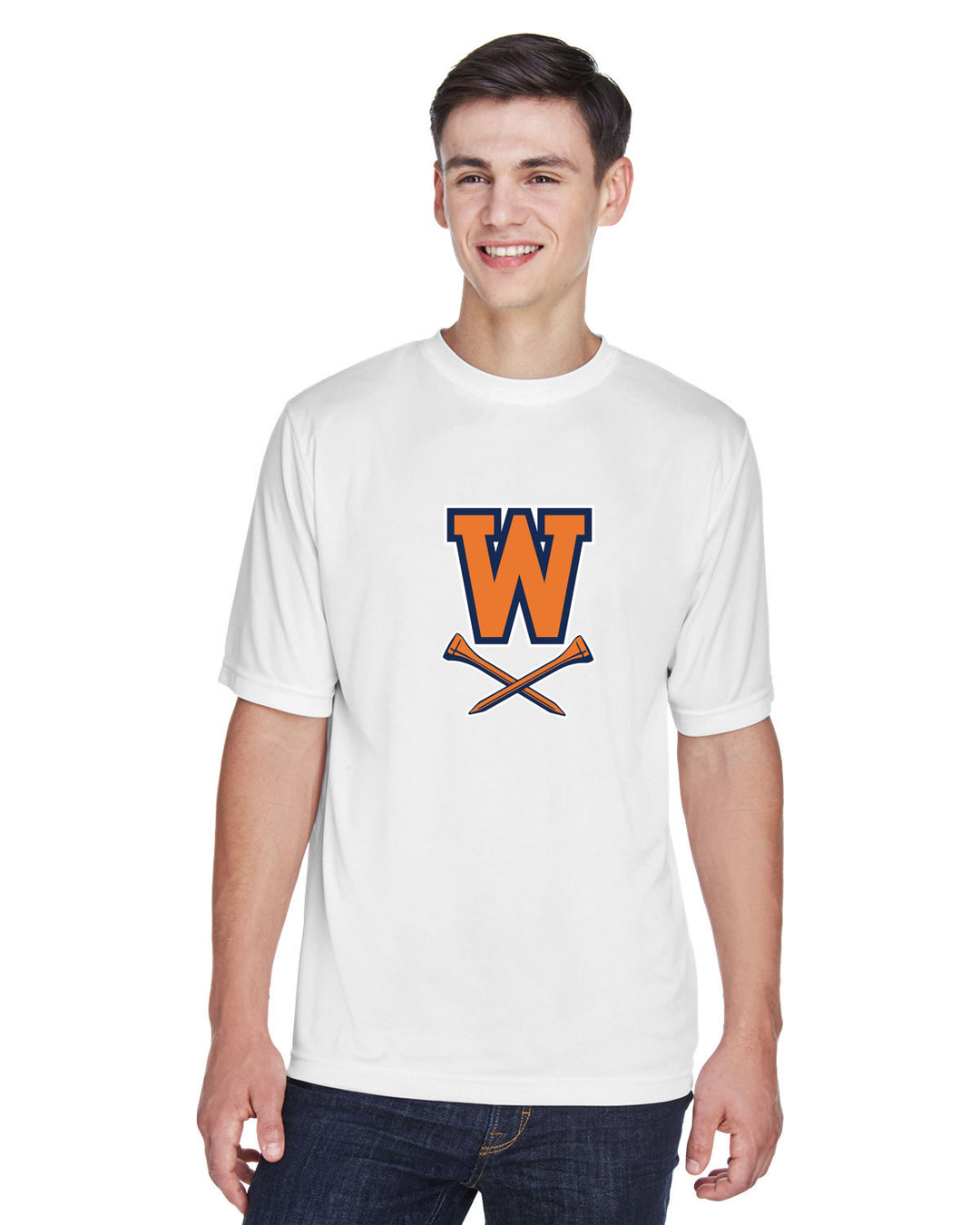 Camiseta de golf de rendimiento para hombre de la escuela secundaria Walpole, Team 365, TT11