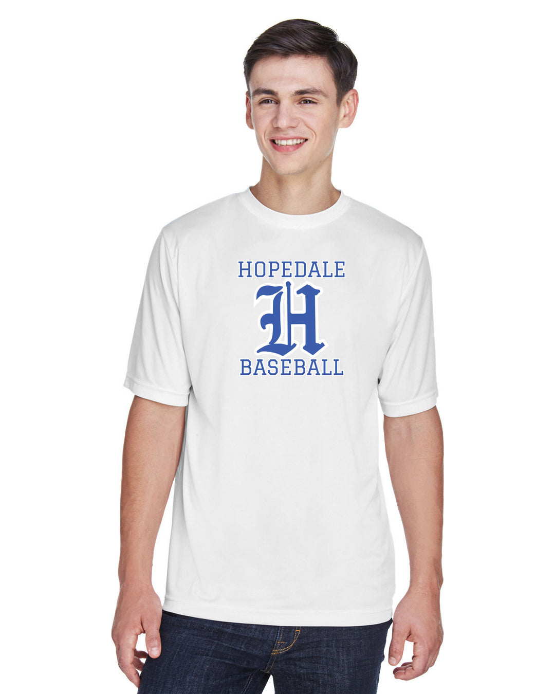 Hopedale Baseball - Camiseta de rendimiento para hombre (TT11)