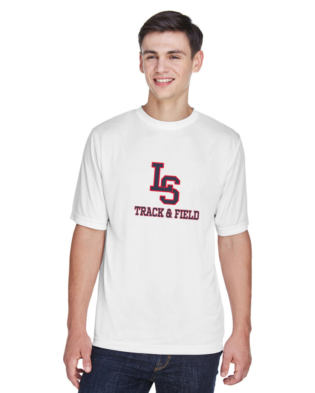 Camiseta de rendimiento para hombre de Lincoln Sudbury Track &amp; Field - Team 365 Zone (TT11)