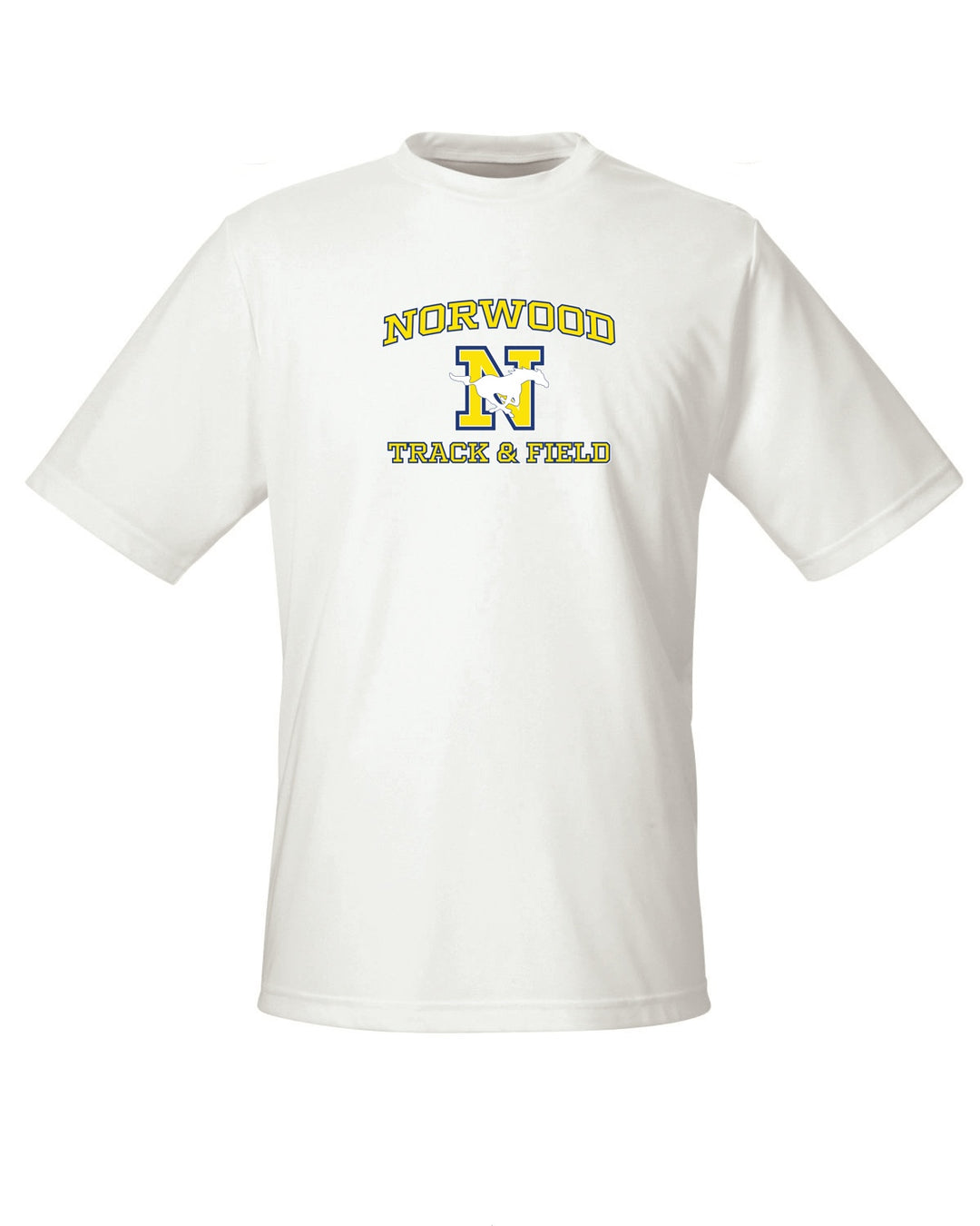 Camiseta de rendimiento para hombre de la zona Team 365 de Norwood Track &amp; Field (TT11)