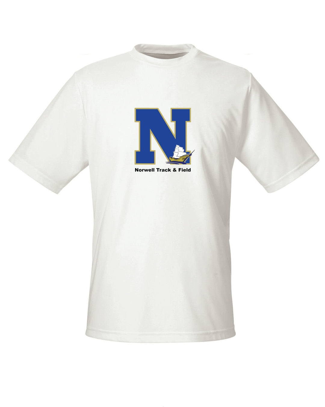 Camiseta de rendimiento para hombre del equipo 365 de Norwell Track &amp; Field (TT11)