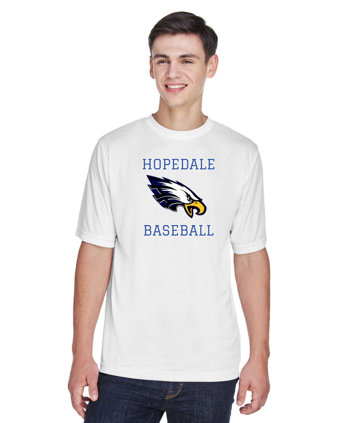 Hopedale Baseball - Camiseta de rendimiento para hombre (TT11)