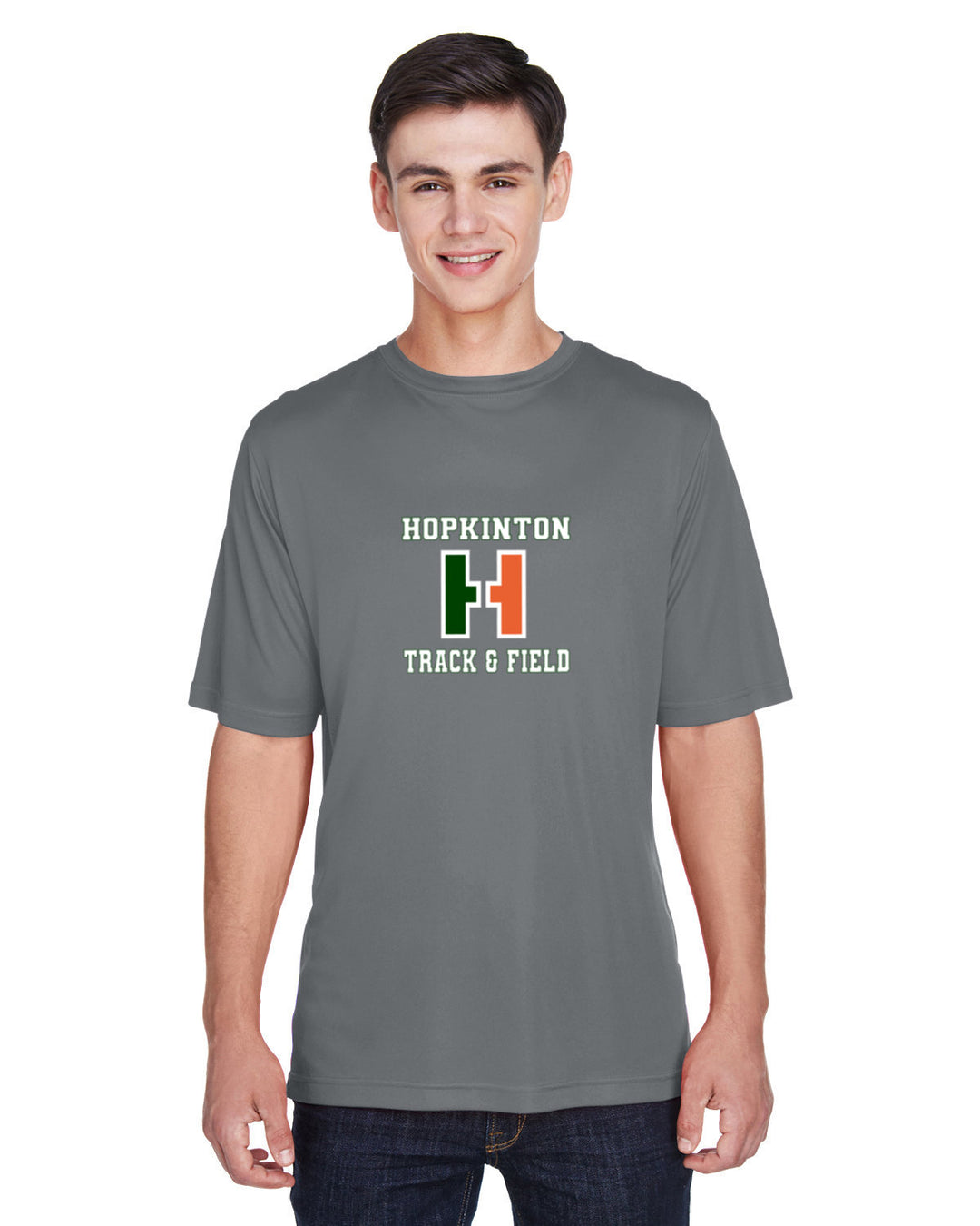 Camiseta de rendimiento para hombre de la zona del equipo 365 de Hopkinton Track &amp; Field (TT11)