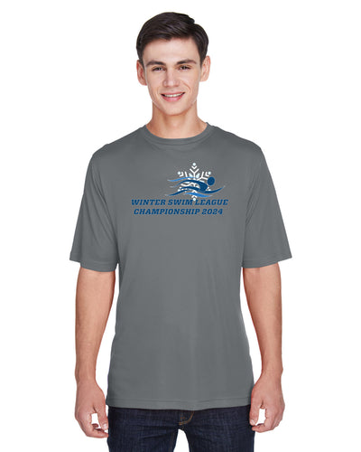 Campeonato de la Liga de Natación de Invierno - Camiseta de Rendimiento Masculino (PC380)