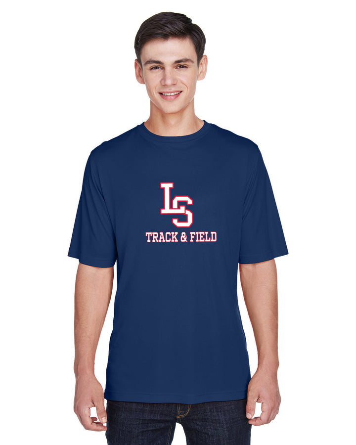 Camiseta de rendimiento para hombre de Lincoln Sudbury Track &amp; Field - Team 365 Zone (TT11)