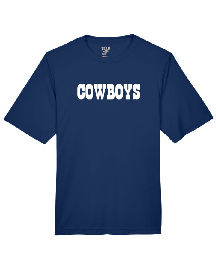 Camiseta de fútbol bandera Cowboys Team 365 Zone Performance para hombre (TT11)