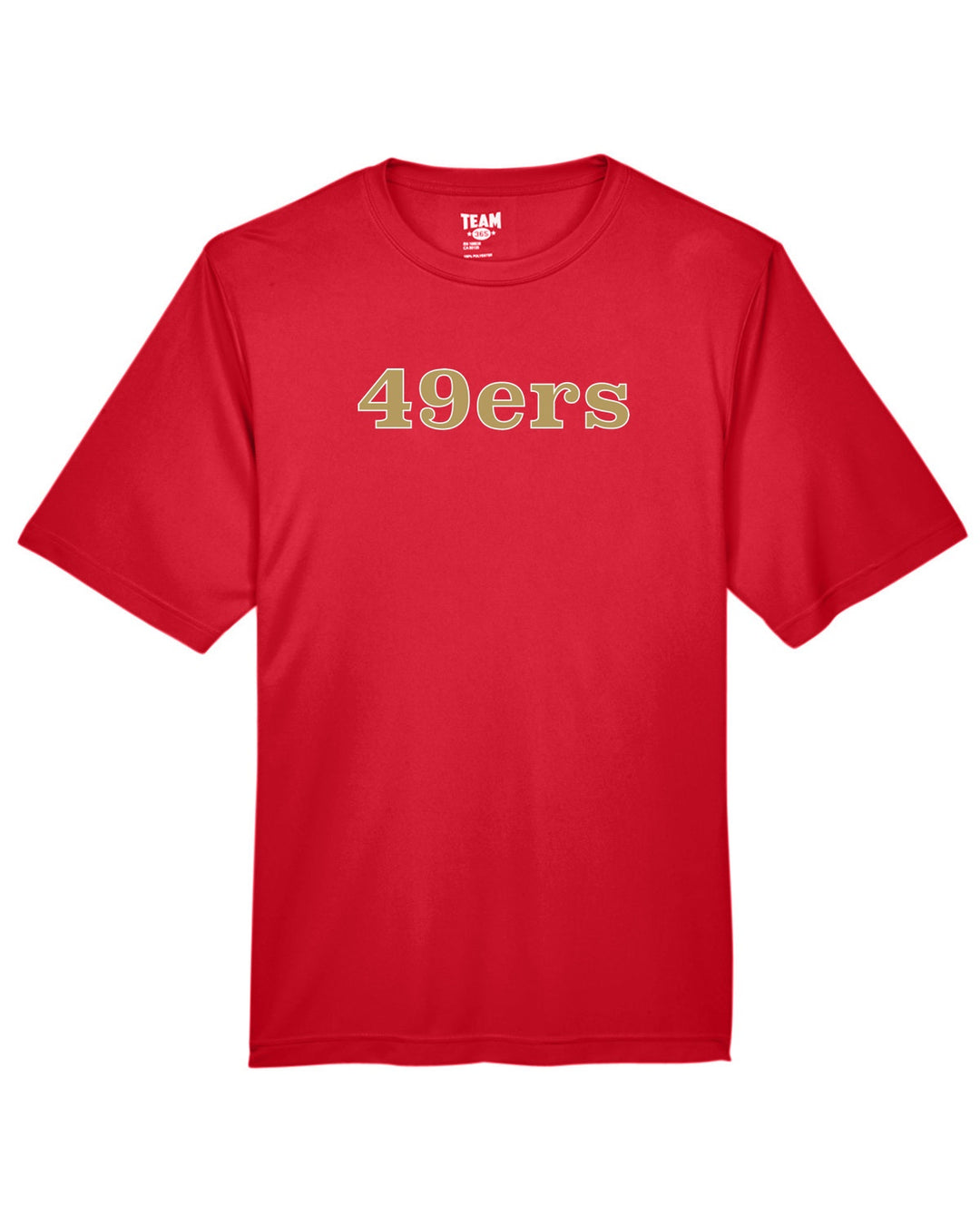 Flag Football 49ers Team 365 Men's Zone Performance T-Shirt (TT11)