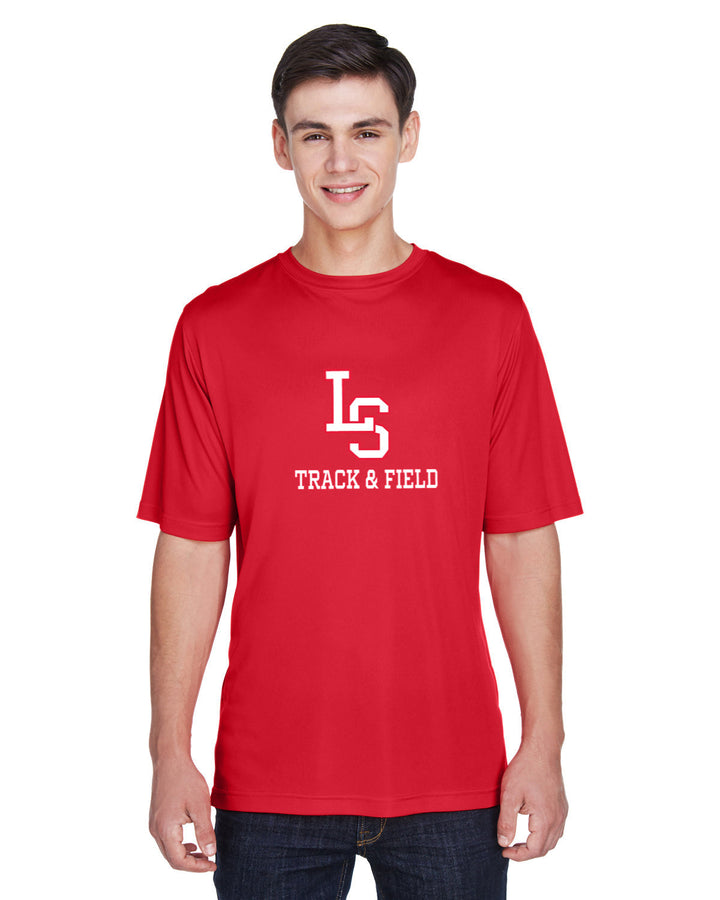 Camiseta de rendimiento para hombre de Lincoln Sudbury Track &amp; Field - Team 365 Zone (TT11)