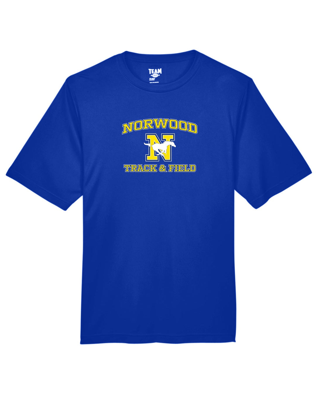 Camiseta de rendimiento para hombre de la zona Team 365 de Norwood Track &amp; Field (TT11)