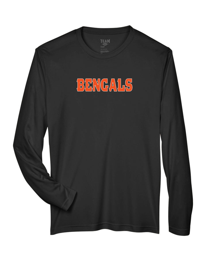 Camiseta de manga larga de rendimiento para hombre del equipo 365 de Flag Football Bengals (TT11L)