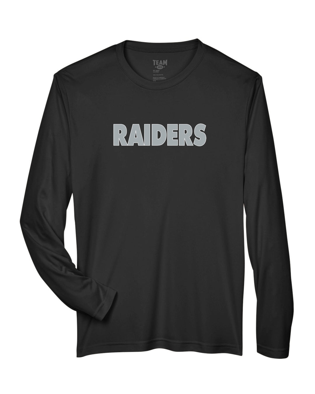 Flag Football Raiders Team 365 Men's Zone Performance Long-Sleeve T-Shirt (TT11L)