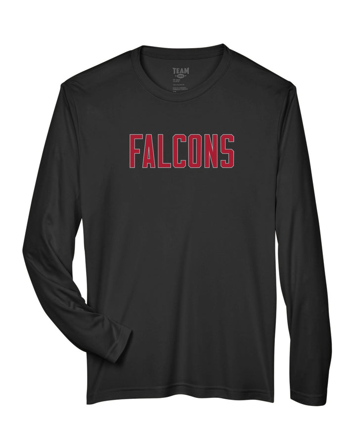 Camiseta de manga larga de rendimiento para hombre del equipo 365 de Flag Football Falcons (TT11L)