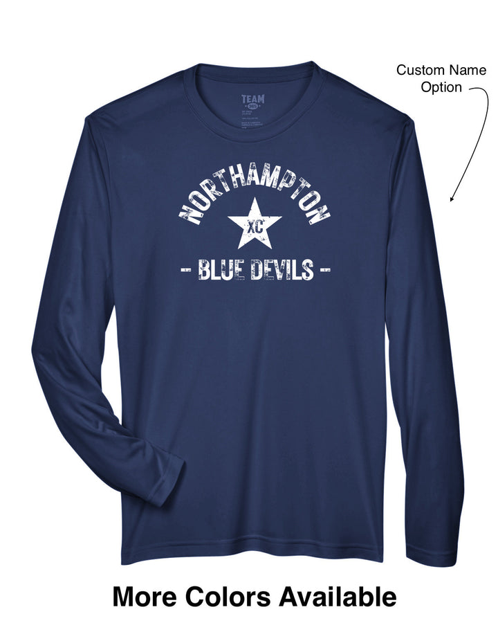 Camiseta de manga larga de rendimiento para hombre del equipo 365 de Northampton Blue Devils (TT11L)