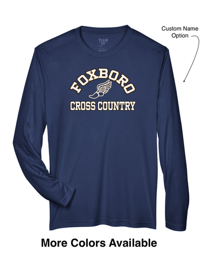 Foxboro Cross Country - Camiseta de manga larga de alto rendimiento para hombre (ST350LS)