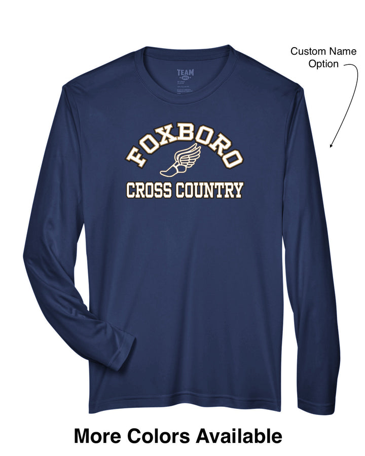 Camiseta de manga larga de rendimiento para hombre del equipo de cross country Foxboro 365 (TT11L)