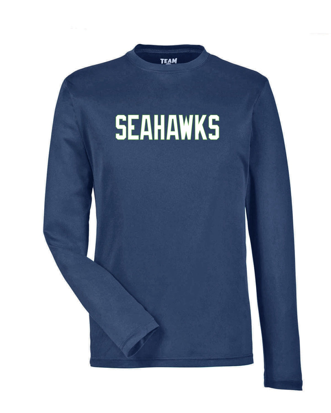 Camiseta de manga larga de rendimiento de zona para hombre del equipo 365 de los Seahawks Flag Football (TT11L)