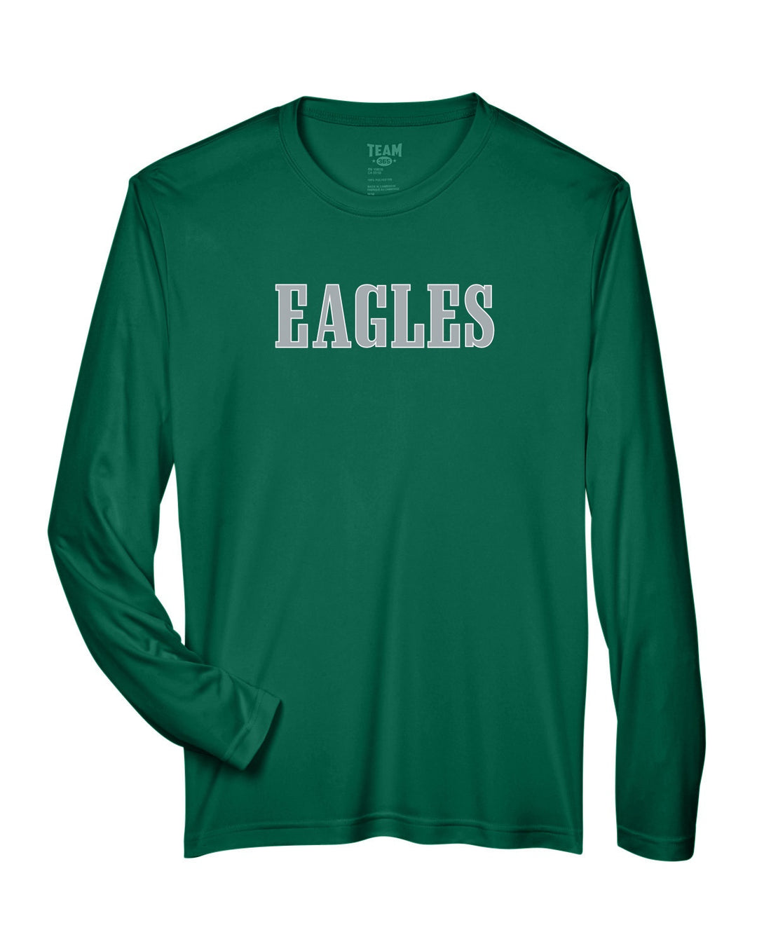 Flag Football Eagles Team 365 Men's Zone Performance Long-Sleeve T-Shirt (TT11L)